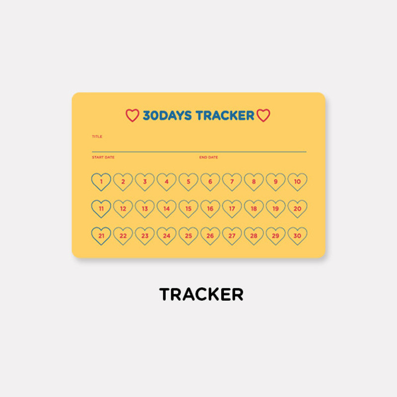 Tracker - Gunmangzeung The memo my various sticky notepad