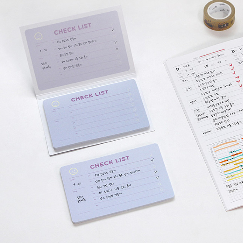 Check - Gunmangzeung The memo my various sticky notepad
