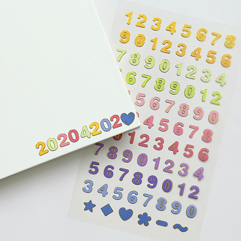 Usage example - Indigo Gold line PVC removable sticker