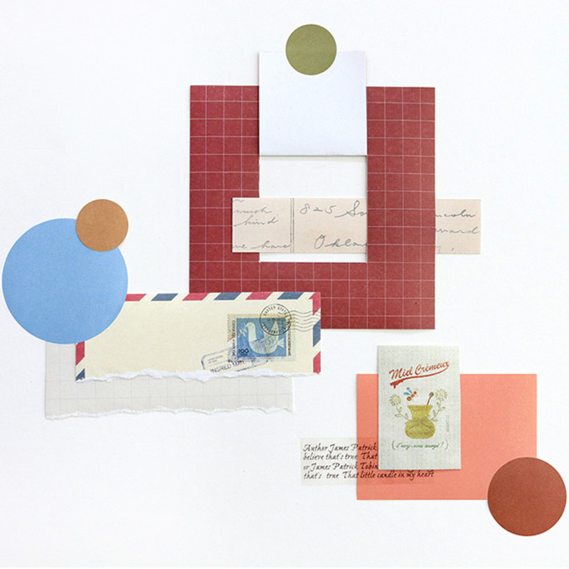 Indigo Vintage decorative paper sticker pack 50 sheets Indigo Vintage decorative paper sticker pack 50 sheets