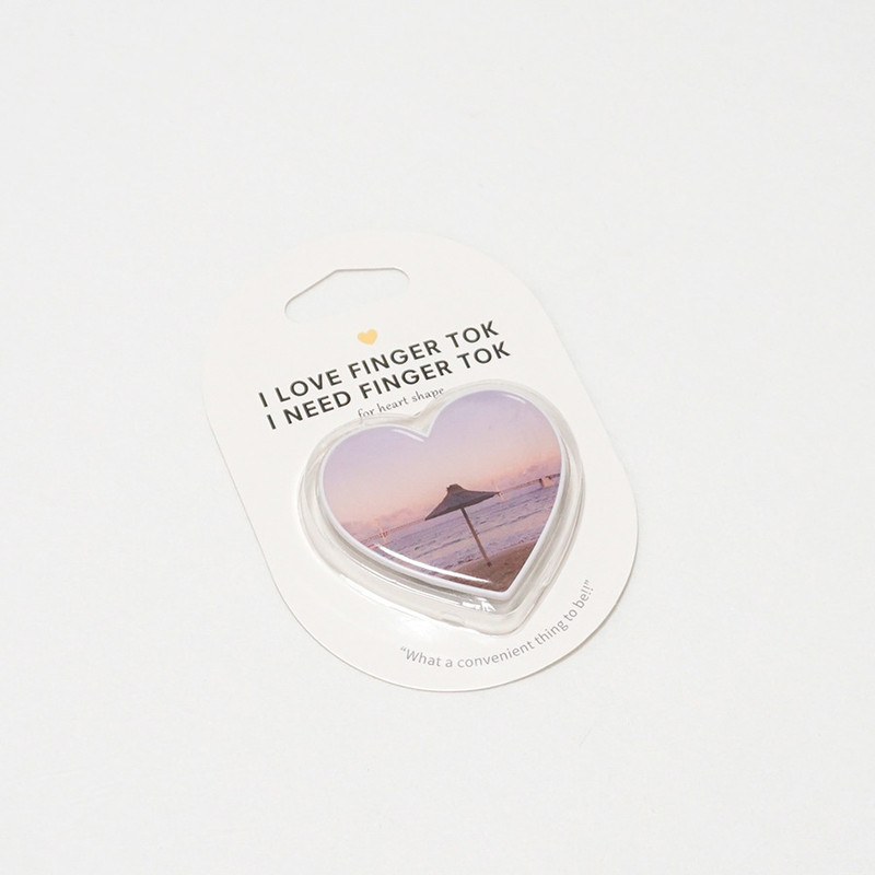 Package - Meri Film Pink heart sunset pop up phone grip holder