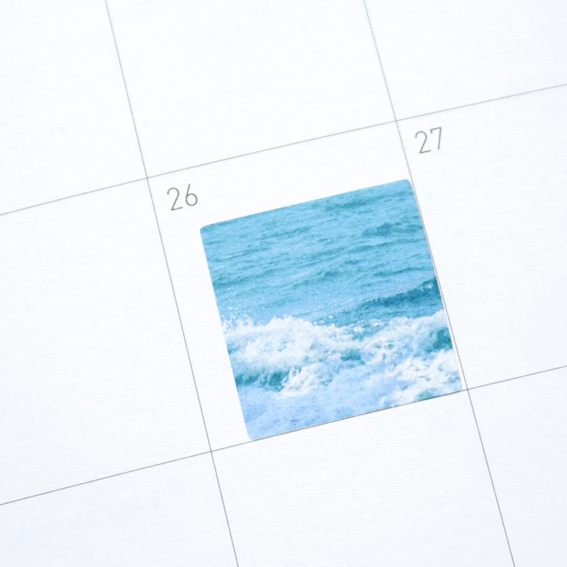 Usage example - Meri Film Ocean color chips translucent sticker set