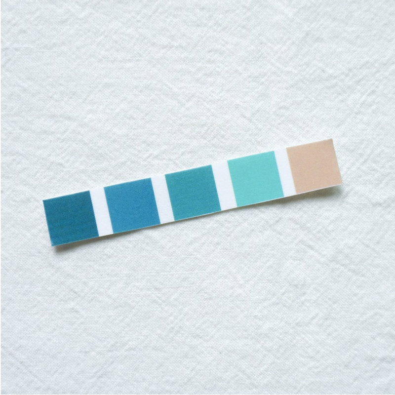 No cut - Meri Film Ocean color chips translucent sticker set