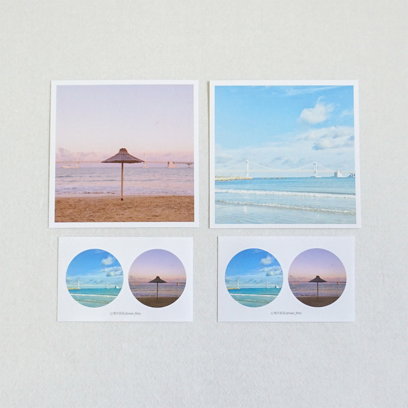 Meri Film Busan Gwanganri postcard and sticker set