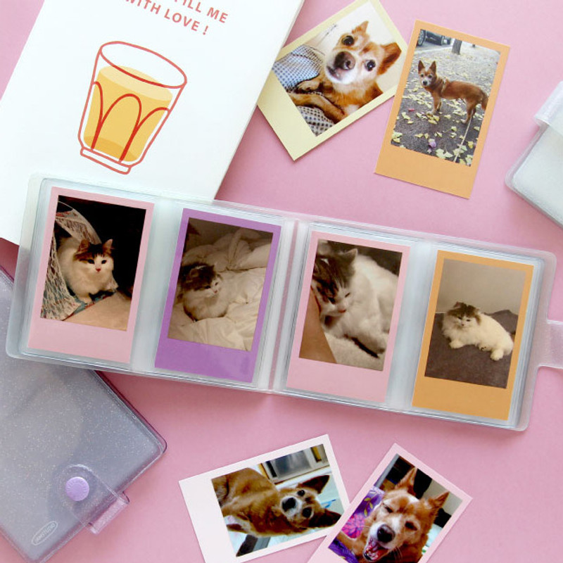 Usage example - Moa Moa slip in pocket small photo name card album ver2 Usage example - Moa Moa slip in pocket small photo name card album ver2