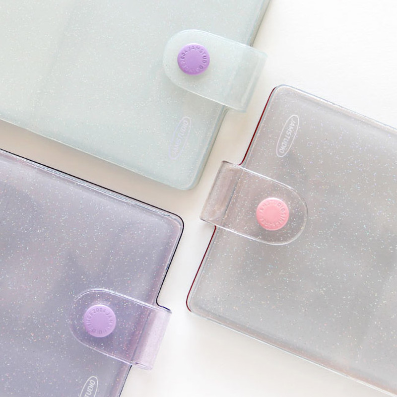 Snap button closure - Moa Moa slip in pocket small photo name card album ver2 Snap button closure - Moa Moa slip in pocket small photo name card album ver2