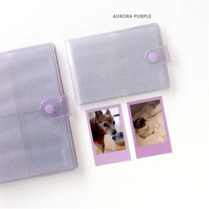 03 Aurora Purple - Moa Moa slip in pocket small photo name card album ver2 03 Aurora Purple - Moa Moa slip in pocket small photo name card album ver2