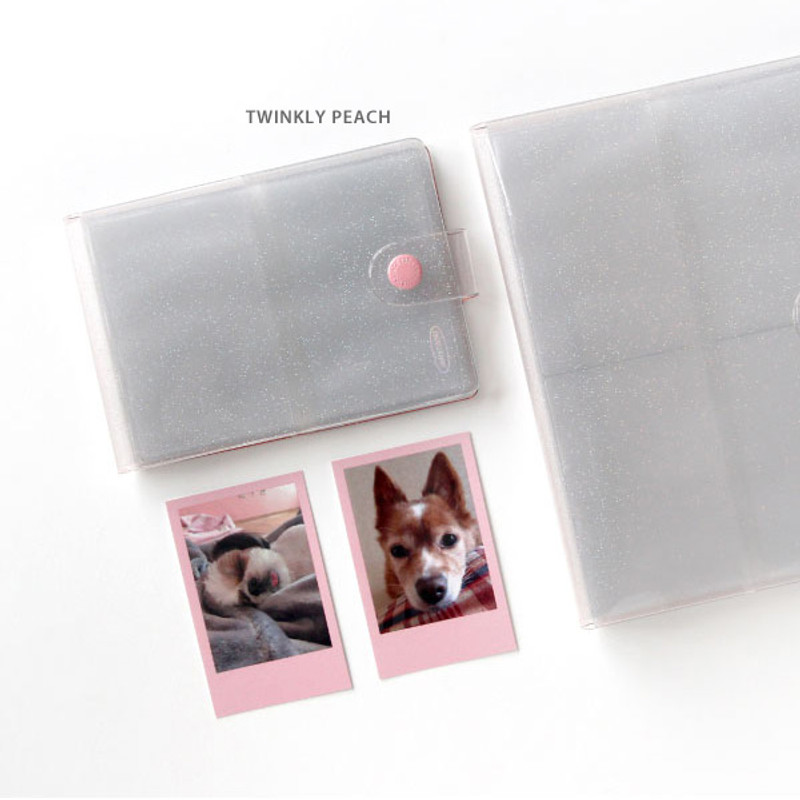 02 Twinkle Peach - Moa Moa slip in pocket small photo name card album ver2 02 Twinkle Peach - Moa Moa slip in pocket small photo name card album ver2