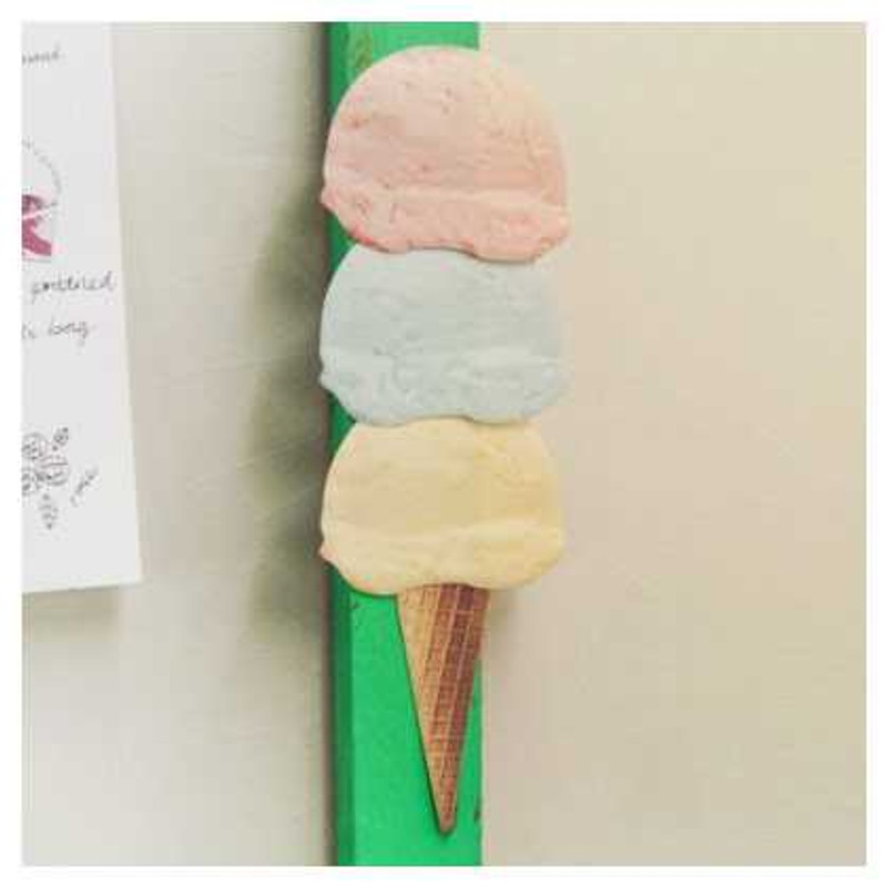 e2 cute Ice cream sticky notes
