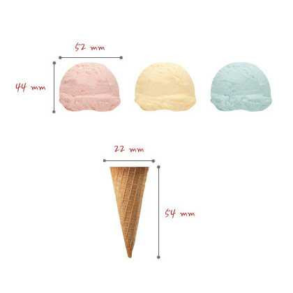e2 cute Ice cream sticky notes