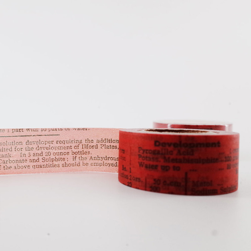 Universal Condition Coral vintage lettering masking tape Universal Condition Coral vintage lettering masking tape