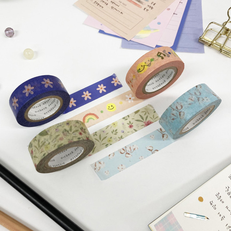 O-CHECK Illustration 15mm X 10m paper masking tape O-CHECK Illustration 15mm X 10m paper masking tape