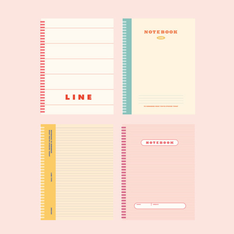 Indigo Basic B5 sprial binding lined notebook Indigo Basic B5 sprial binding lined notebook