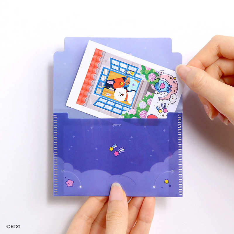 BT21 Dream baby clear sticker flake pack