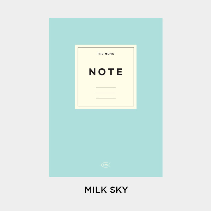 Milk Sky - Gunmangzeung The Memo lined school notebook