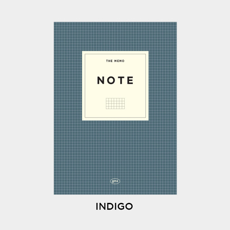 Indigo - Gunmangzeung The Memo grid school notebook