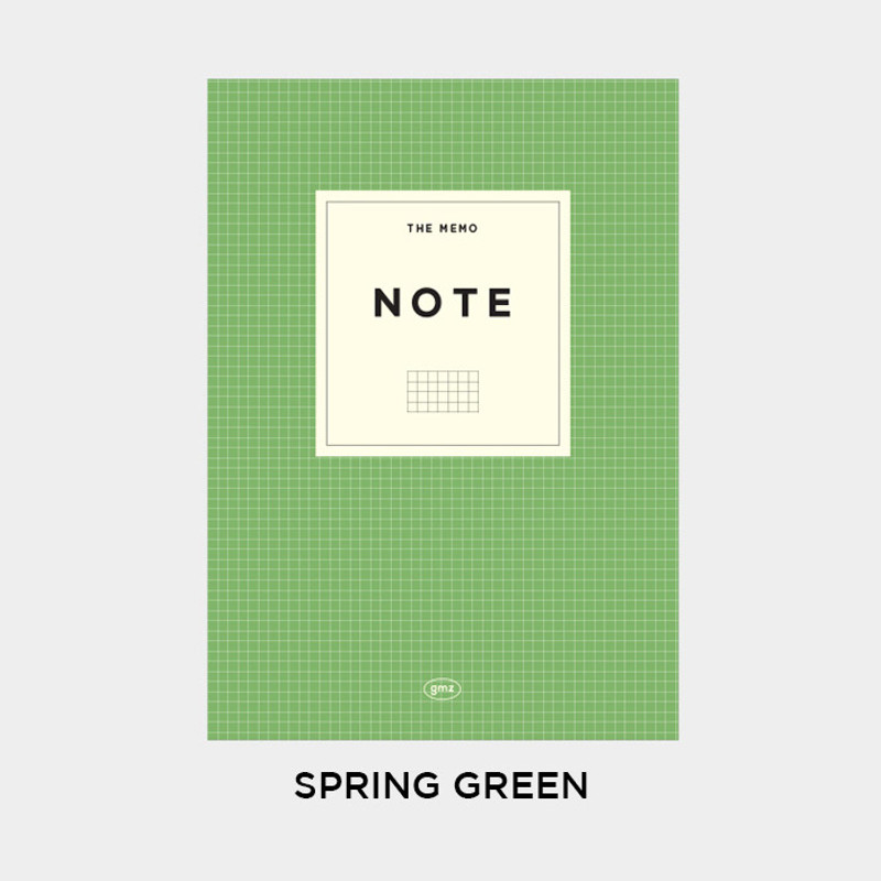 Spring Green - Gunmangzeung The Memo grid school notebook