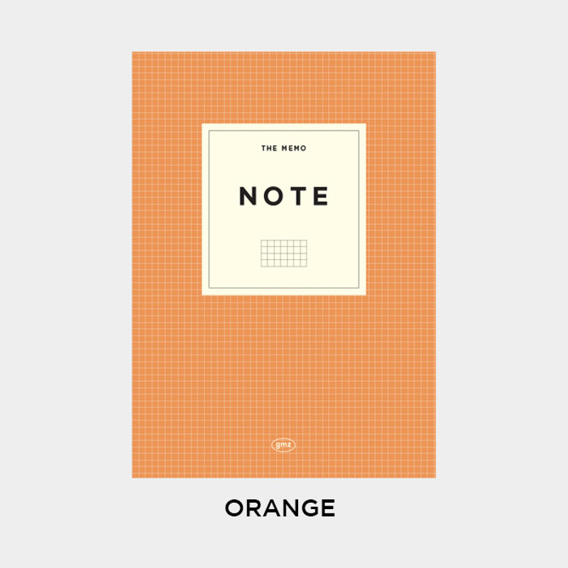 Orange - Gunmangzeung The Memo grid school notebook