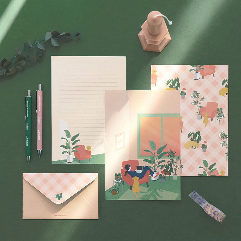 01 Sunset - ICONIC Haru letter and envelope set 01 Sunset - ICONIC Haru letter and envelope set