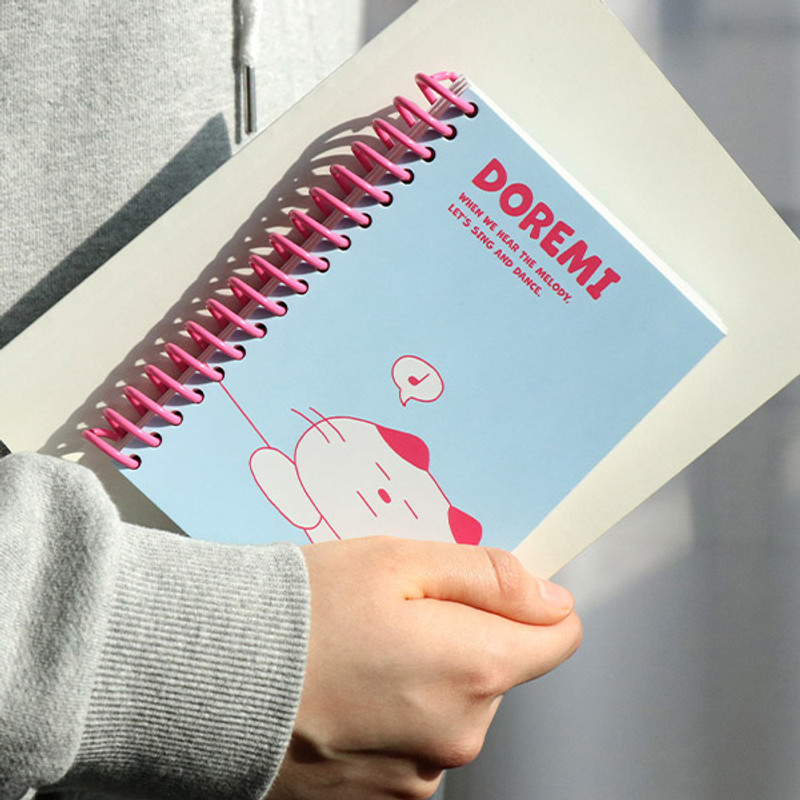 A6 Size - ICONIC Doremi A6 size spiral bound notebook A6 Size - ICONIC Doremi A6 size spiral bound notebook