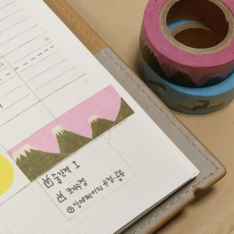 Usage example - SOSOMOONGOO Sojak5 Happy hobby masking tape Usage example - SOSOMOONGOO Sojak5 Happy hobby masking tape