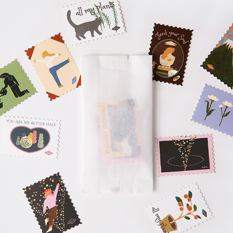 SOSOMOONGOO Sojak5 Happy hobby removable stamp sticker pack SOSOMOONGOO Sojak5 Happy hobby removable stamp sticker pack