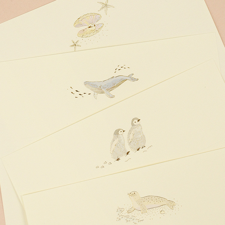 PAPERIAN From the sea letter paper and envelope set