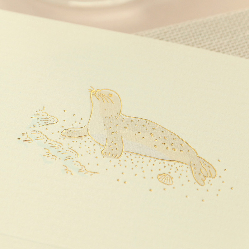 Harp seal - PAPERIAN From the sea letter paper and envelope set