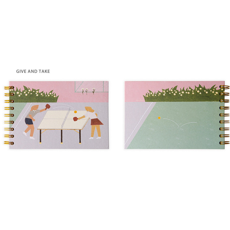 Give and take - SOSOMOONGOO Sojak5 Happy hobby spiral blank sketch book Give and take - SOSOMOONGOO Sojak5 Happy hobby spiral blank sketch book