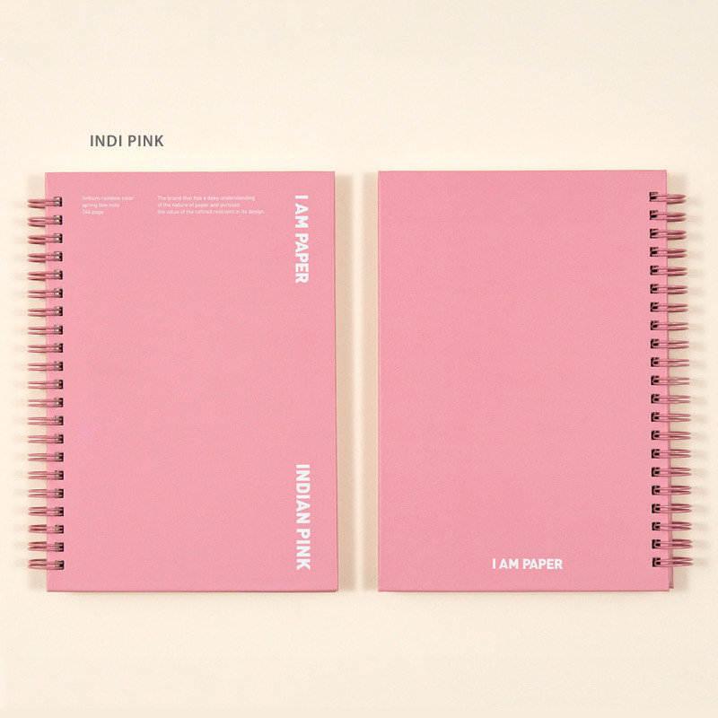 Indi pink - Ardium I am Paper wire bound hardcover lined notebook