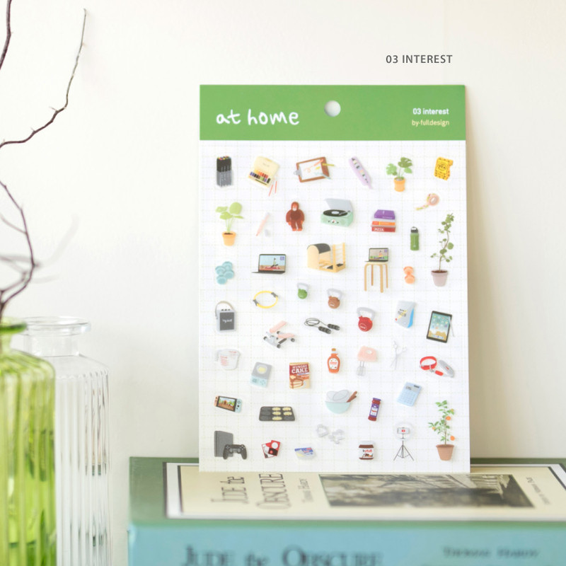 03 Interest - Byfulldesign At home useful deco sticker sheet set ver2
