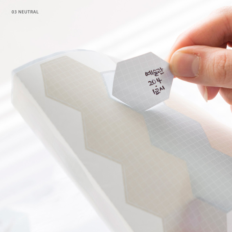 03 Neutral - Byfulldesign Useful label removable sticker set