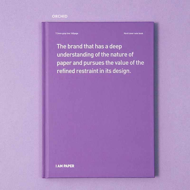 Orchid - Ardium I am Paper A5 size hardcover lined notebook Orchid - Ardium I am Paper A5 size hardcover lined notebook