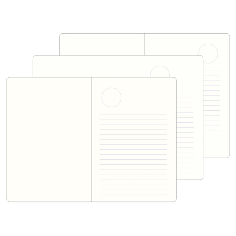 The way of expressing blank and lined notebook ver2 The way of expressing blank and lined notebook ver2