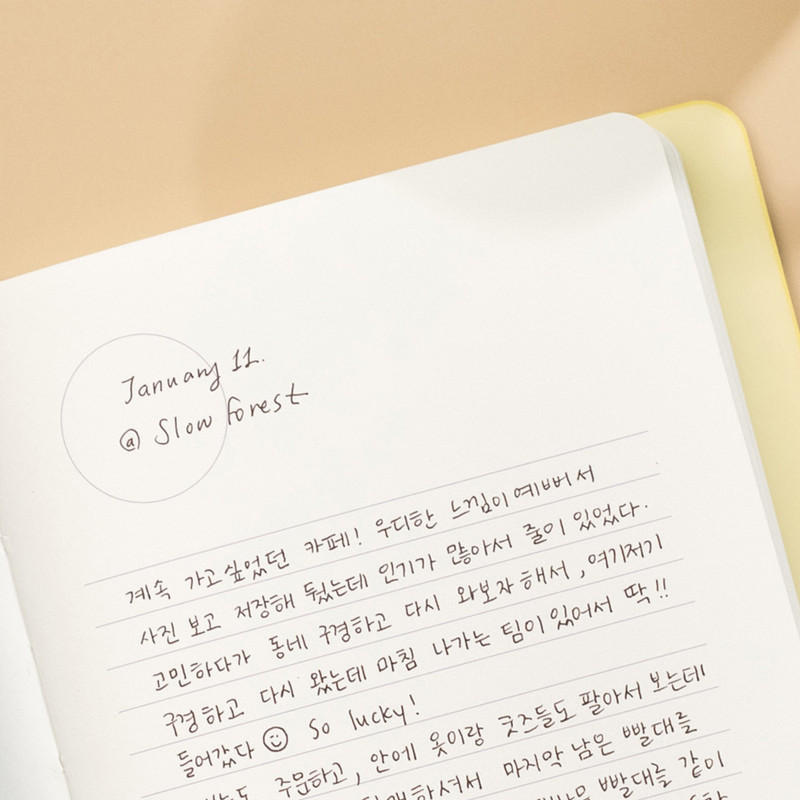 Usage example - The way of expressing blank and lined notebook ver2 Usage example - The way of expressing blank and lined notebook ver2