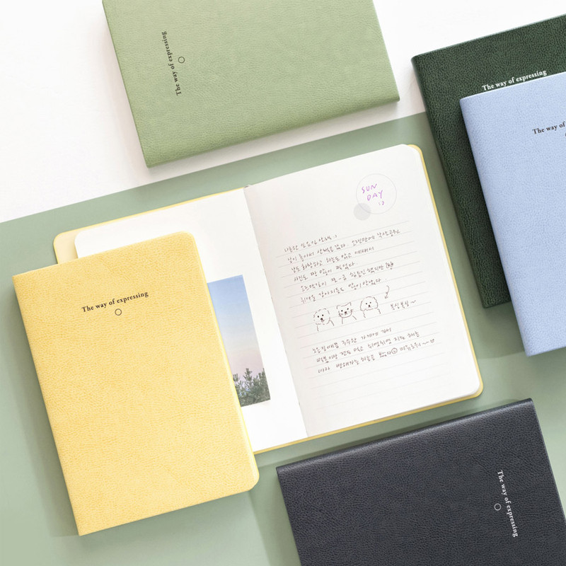 The way of expressing blank and lined notebook ver2 The way of expressing blank and lined notebook ver2