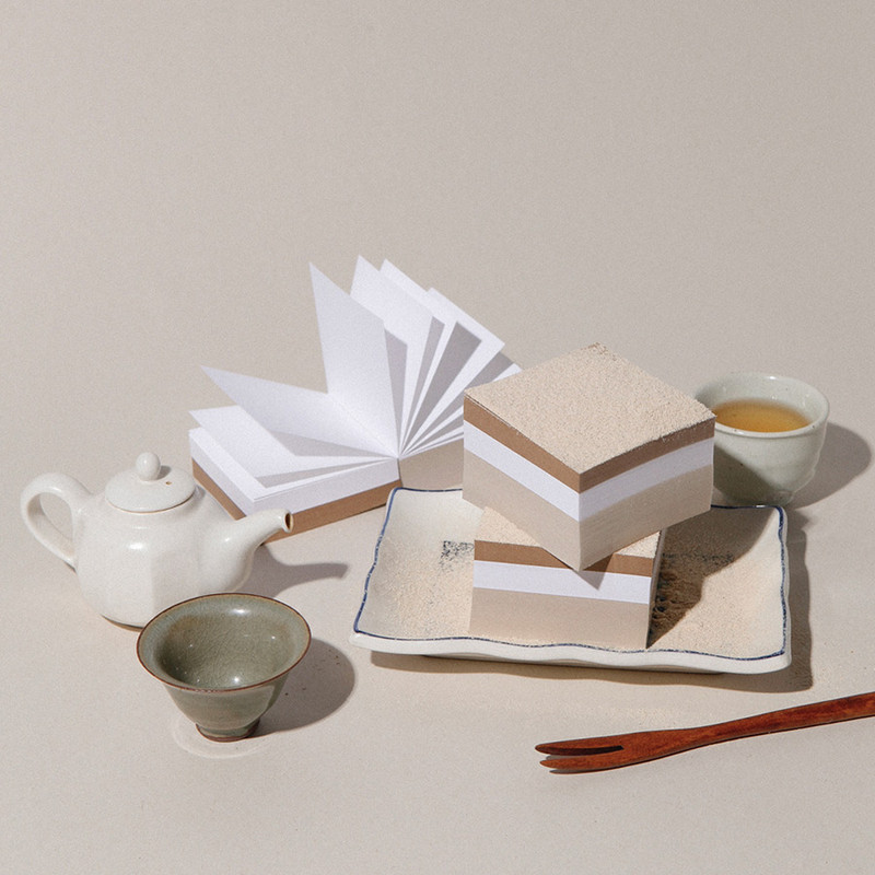 SOSOMOONGOO Grain powder rice cake memo notepad