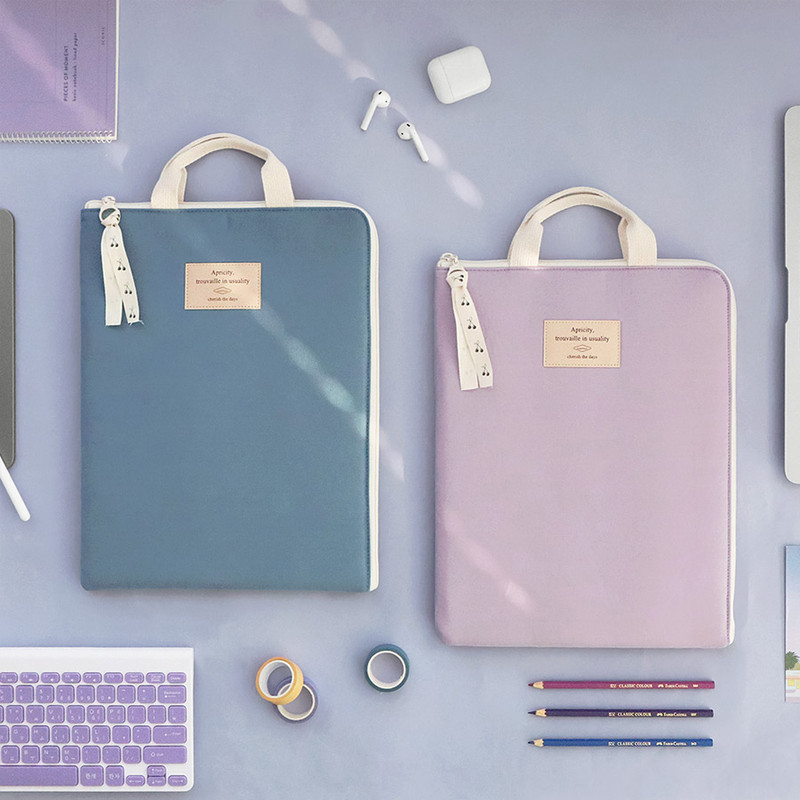 ICONIC Cottony A4 laptop notebook zipper sleeve case