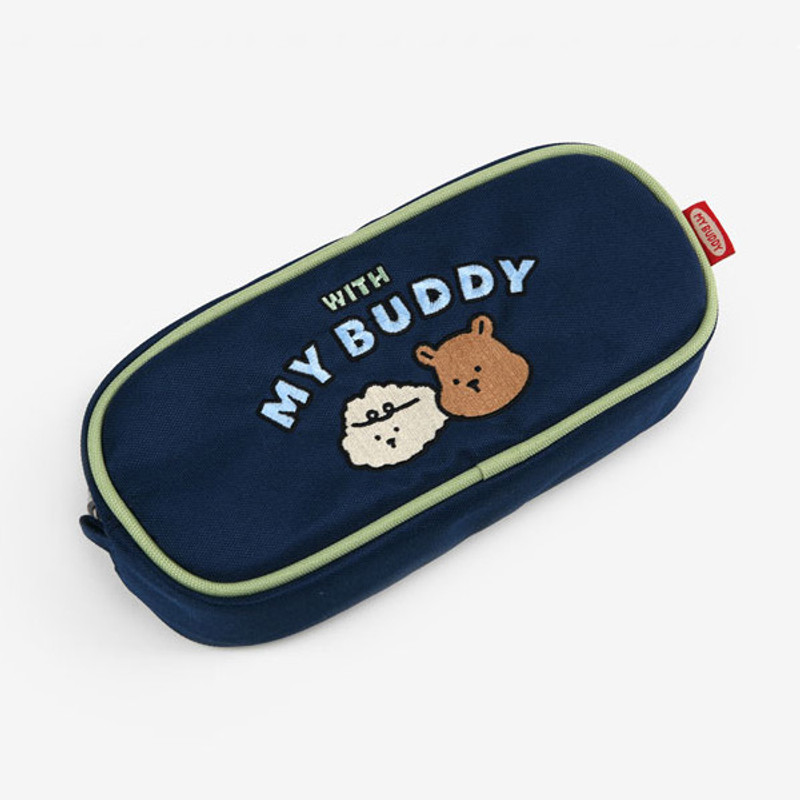 Detail of Dailylike With My Buddy zipper pencil case pouch Detail of Dailylike With My Buddy zipper pencil case pouch