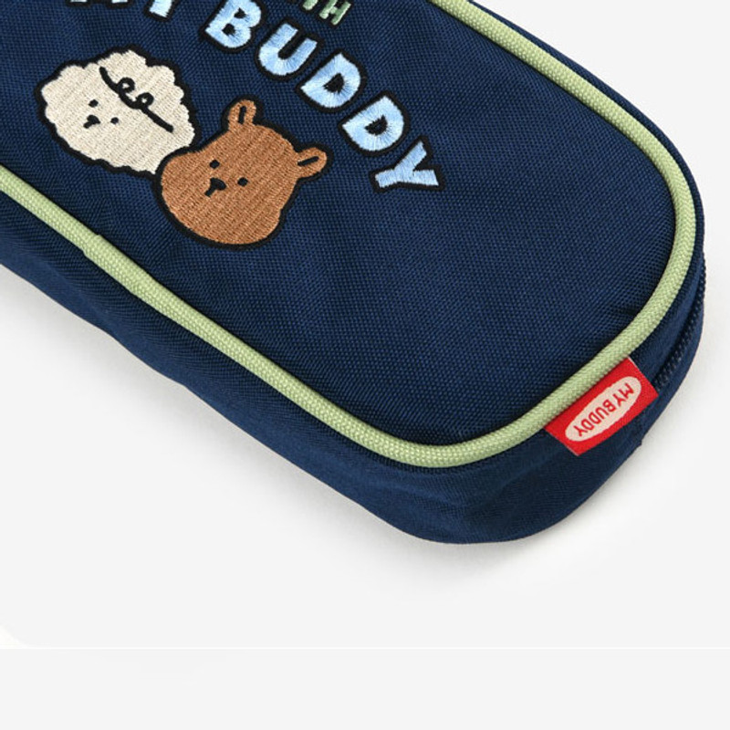Detail of Dailylike With My Buddy zipper pencil case pouch Detail of Dailylike With My Buddy zipper pencil case pouch