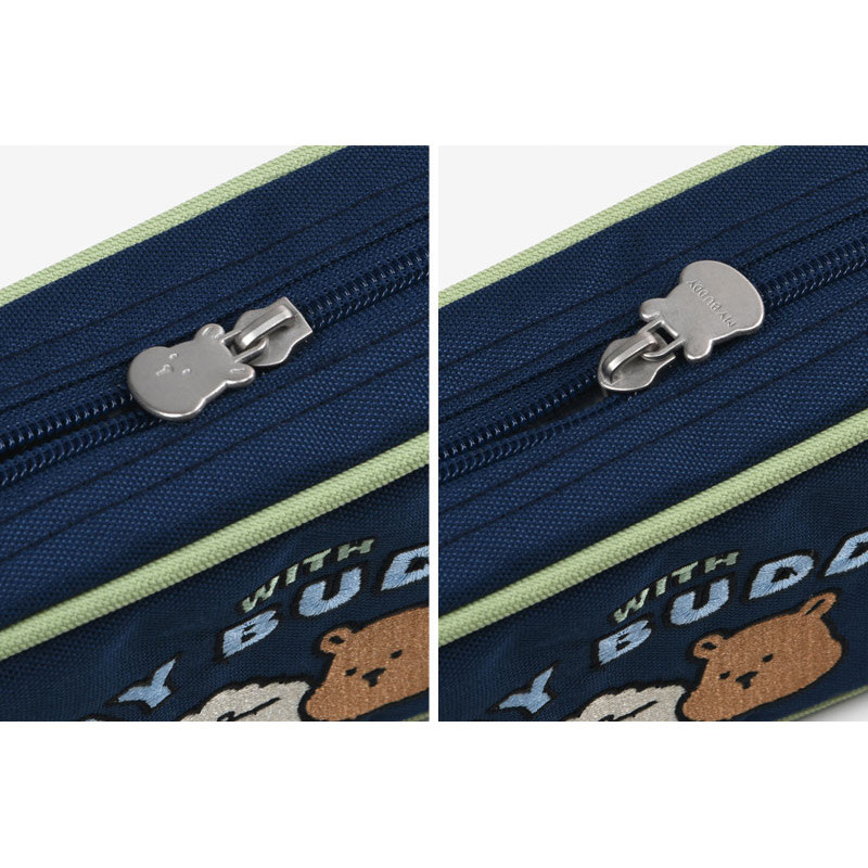 Detail of Dailylike With My Buddy zipper pencil case pouch Detail of Dailylike With My Buddy zipper pencil case pouch