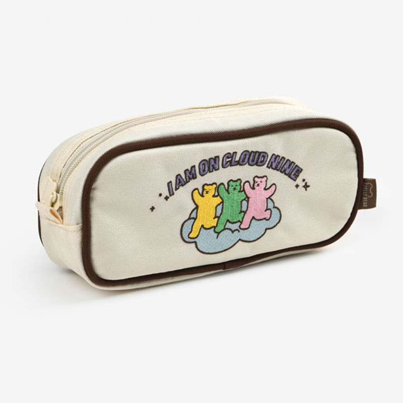 Detail of Dailylike Jelly bear zipper pencil case pouch