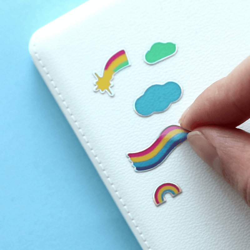 Removable - ICONIC Shining line color removable sticker pack