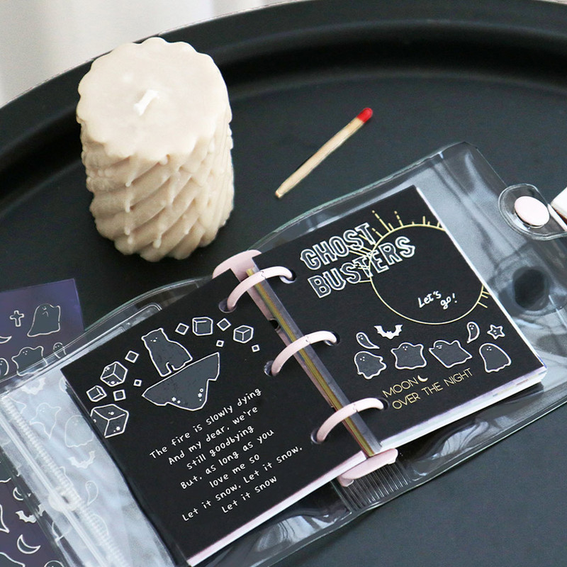 Usage example - ICONIC Shining line clear removable sticker pack A