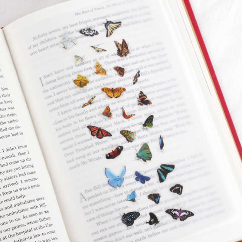 Appree Butterfly nature clear sticker