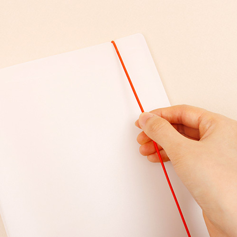 Elastic band closure - Basic 20 rings sticker organizer book with Alphabet stickers Elastic band closure - Basic 20 rings sticker organizer book with Alphabet stickers