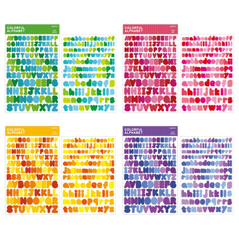 Comes with alphabet stickers - Basic 20 rings sticker organizer book with Alphabet stickers Comes with alphabet stickers - Basic 20 rings sticker organizer book with Alphabet stickers