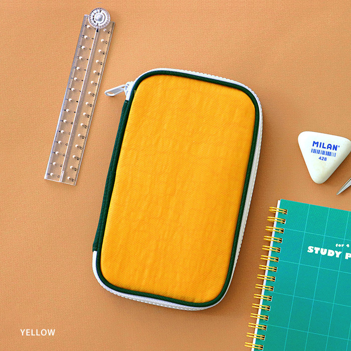 Yellow - Mungunyang zip around pencil case pouch