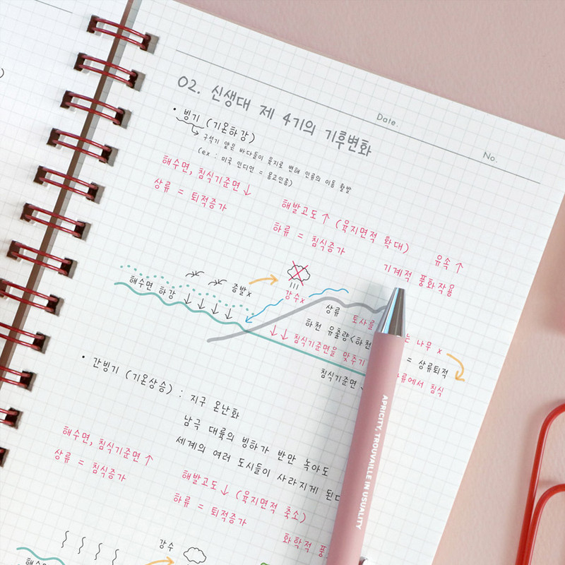 Grid notebook - ICONIC Compact A5 wire bound grid notebook