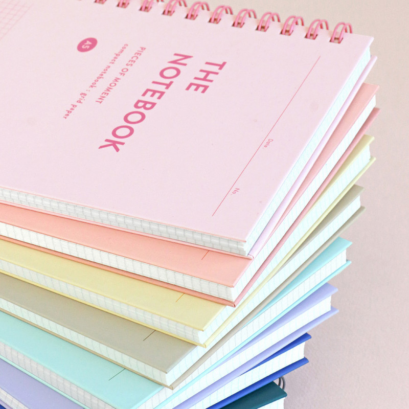 Color hardcover - ICONIC Compact A5 wire bound grid notebook